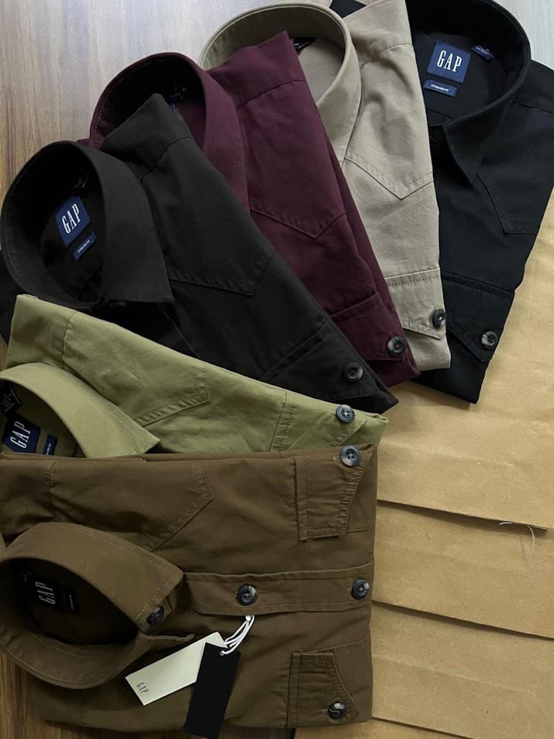 Premium men’s apparel arrangement